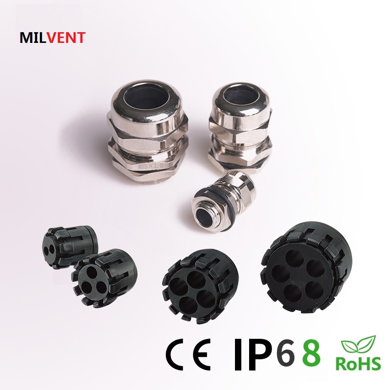 Multiple Holes and Flat Hole Brass Cable Gland