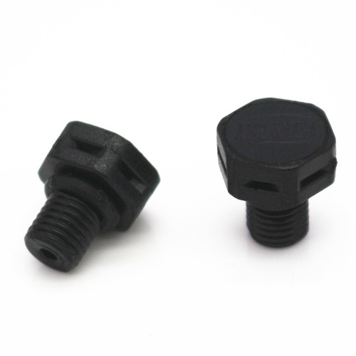 Milvent Plastic M8x1.25 Breather Screw in Protective Air Vent Plug Waterproof and IP68